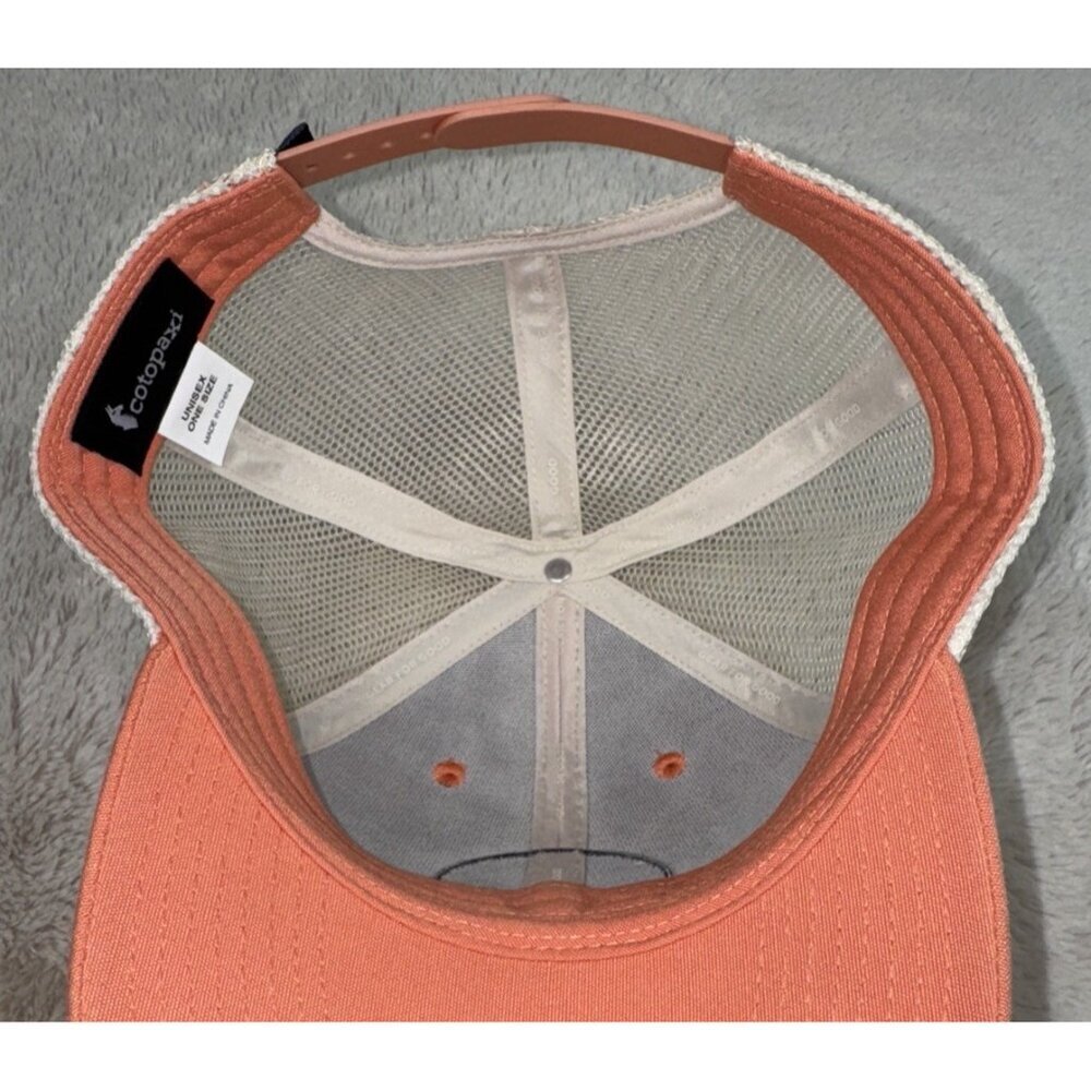 COTOPAXI Peach Orange Sunny Side Trucker Hat Cap One Size Adjustable - Picture 3 of 5